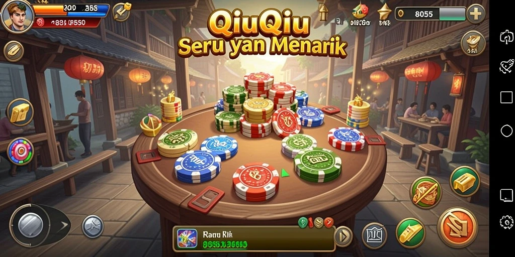 Tampilan gameplay QiuQiu yang menarik dan seru.