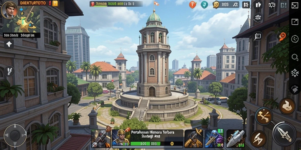 Gameplay menegangkan dalam strategi Tower Defense DIREKTURTOTO.