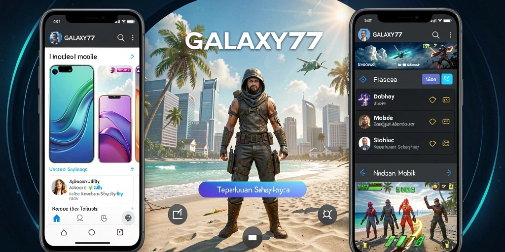 Screenshot GALAXY77 menampilkan fitur pengingat tugas yang sangat membantu.