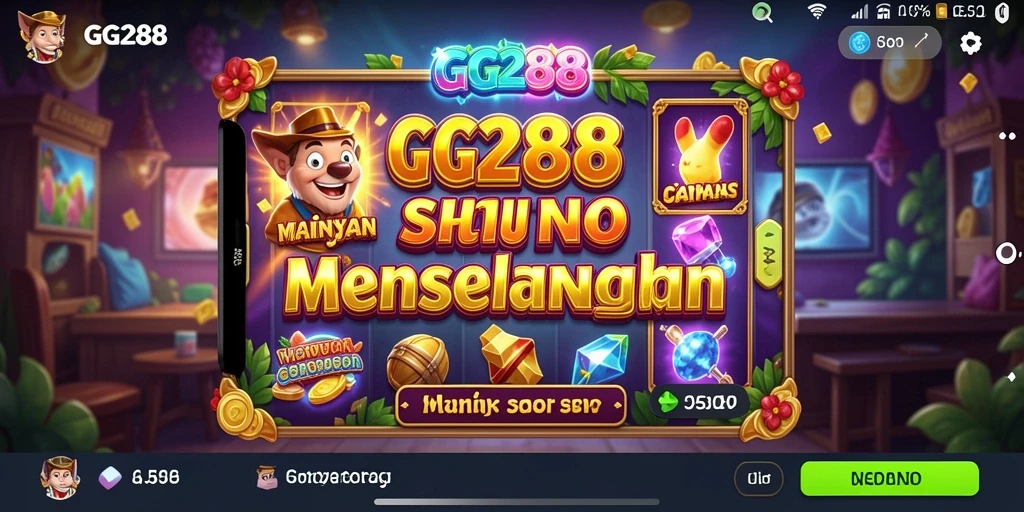 Tampilan gameplay GG288 yang menarik dengan banyak pilihan slot.