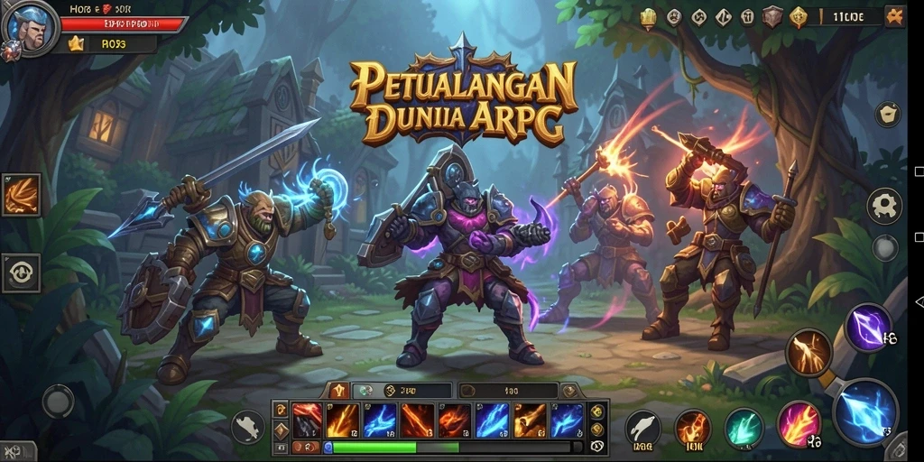 Screenshot gameplay H03 menampilkan aksi seru di dunia ARPG.