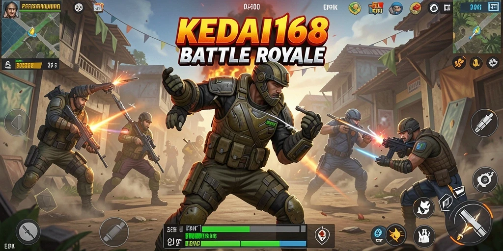 Tampilan pertarungan seru di KEDAI168 dengan grafis tinggi.