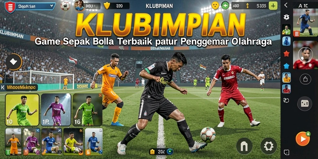 Tampilan gameplay menarik dari KLUBIMPIAN yang memukau.