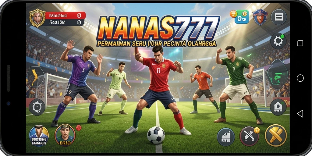 Tampilan gameplay seru dari NANAS777 dengan aksi olahraga yang mendebarkan.
