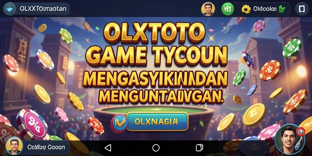 Screenshot gameplay OLXTOTO menampilkan keseruan manajemen bisnis.