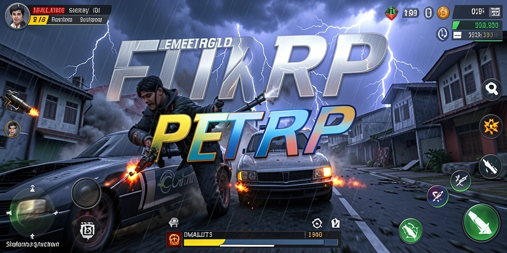 Tampilan gameplay PETIRRP yang menakjubkan dalam simulasi dunia virtual.