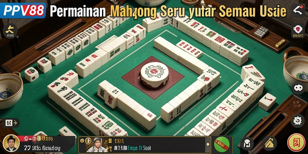 Tampilan gameplay Mahjong yang menarik di PPV88.