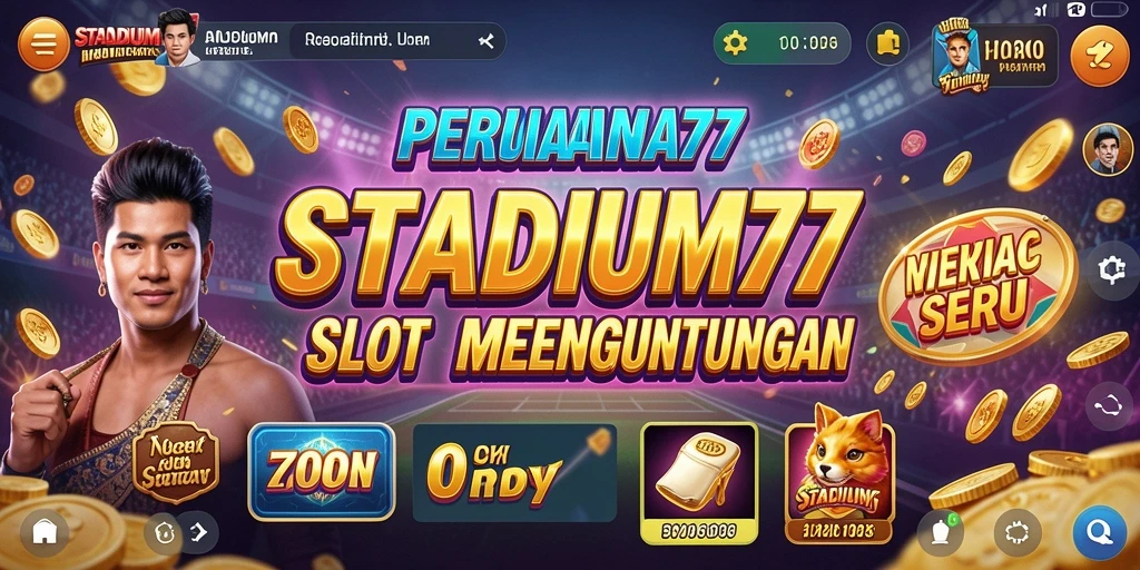 Tampilan menarik dari gameplay Slot di STADIUM77.