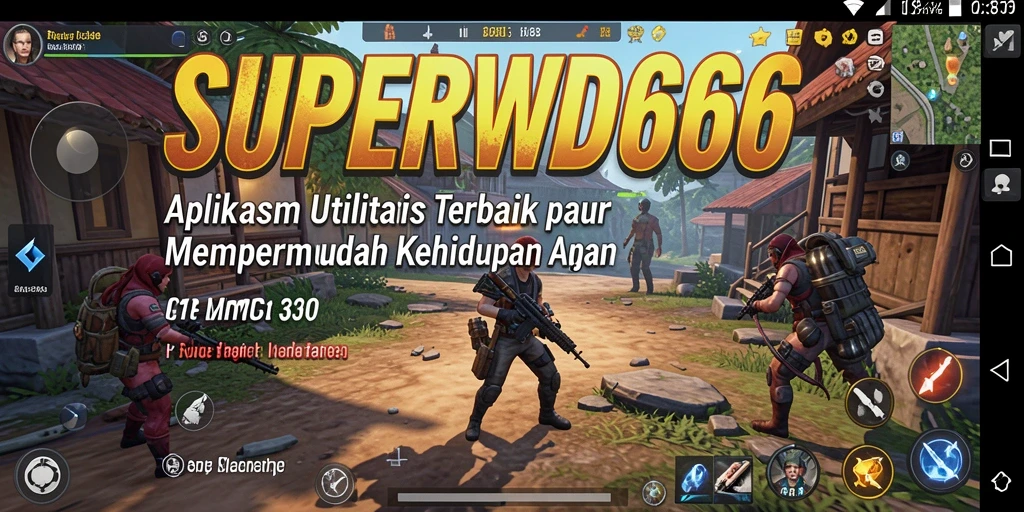 Screenshot utama SUPERWD666 menampilkan tampilan antarmuka aplikasi yang user-friendly.