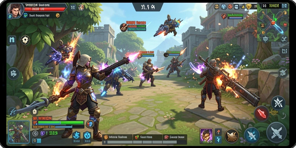 Tampilan gameplay seru WINIDN dengan strategi mendalam.